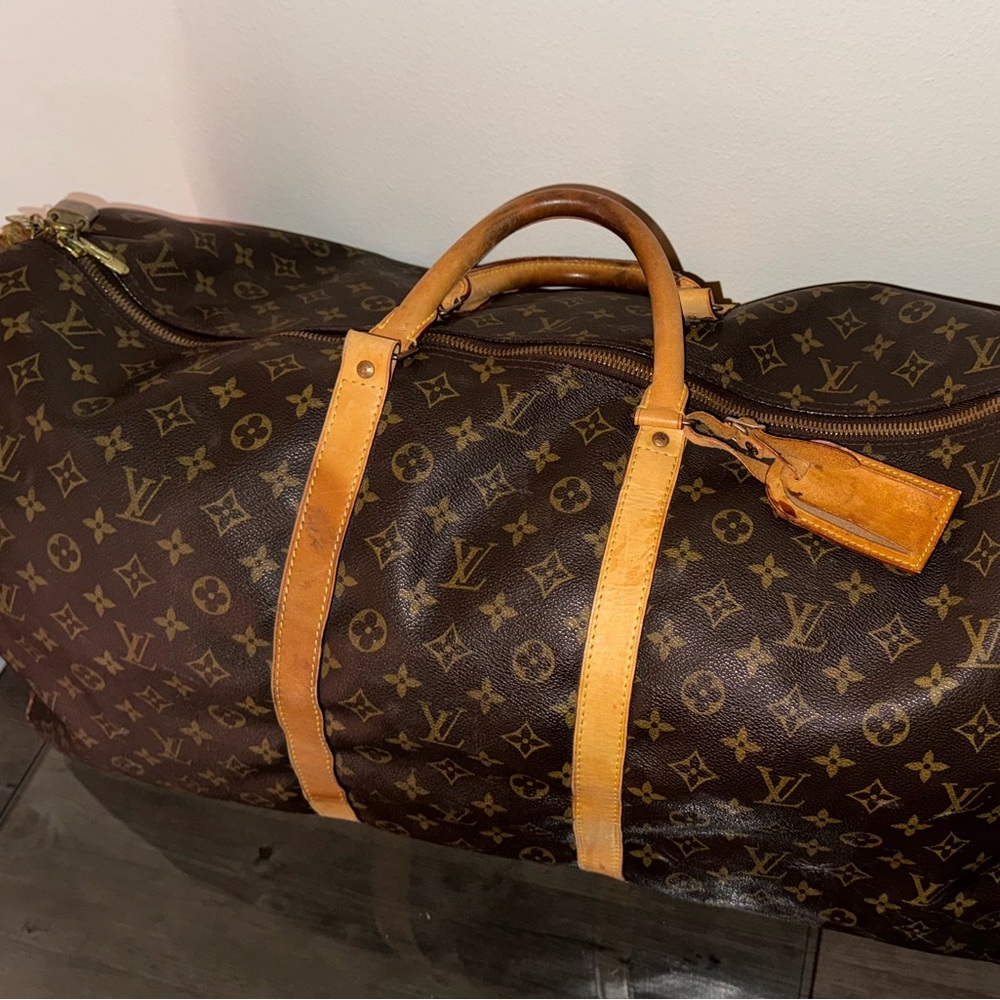 Vintage Louis Vuitton Brown Monogram Duffel Bag - Picture 8 of 11